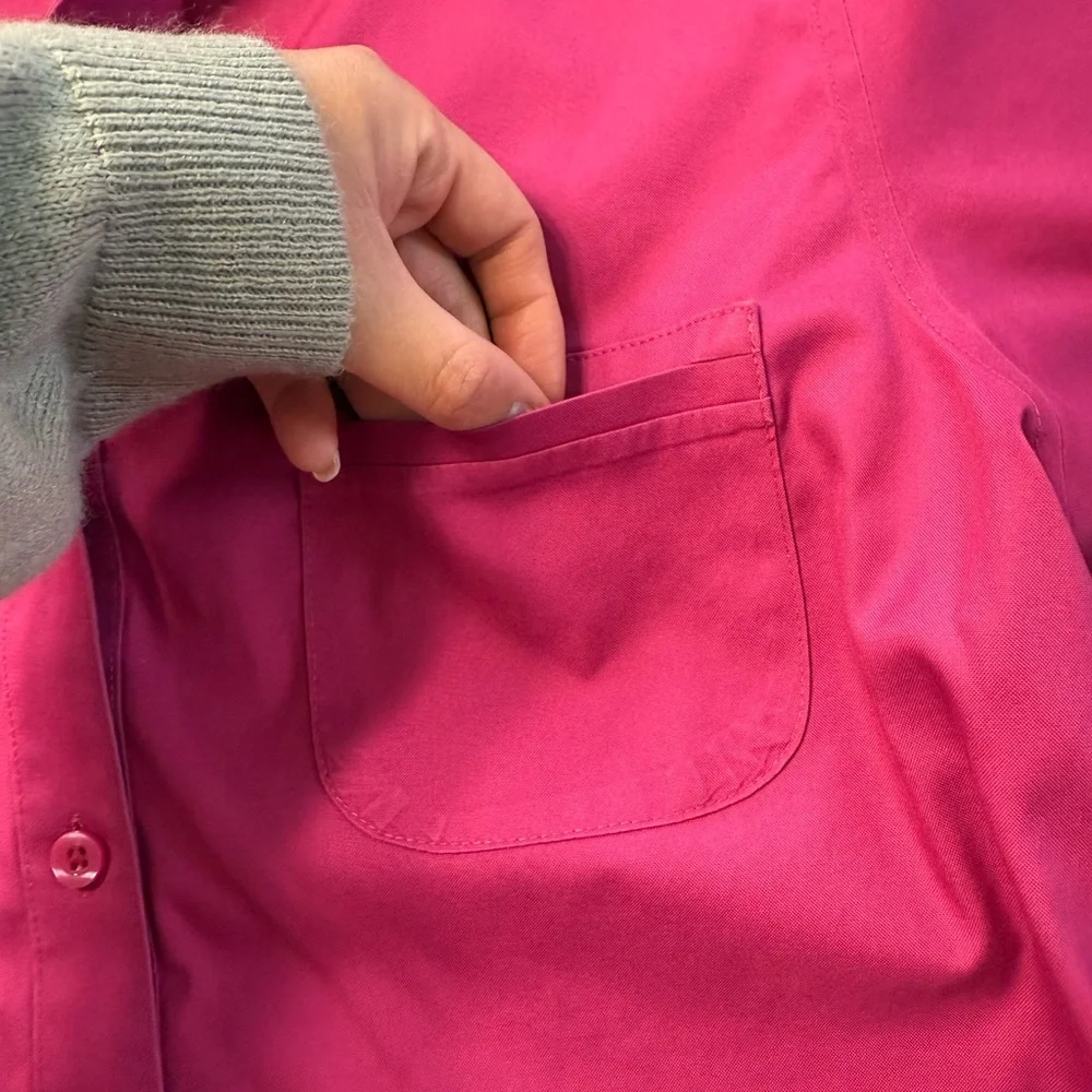 Chico's Pink Button Down Shirt - Picture 2 of 3